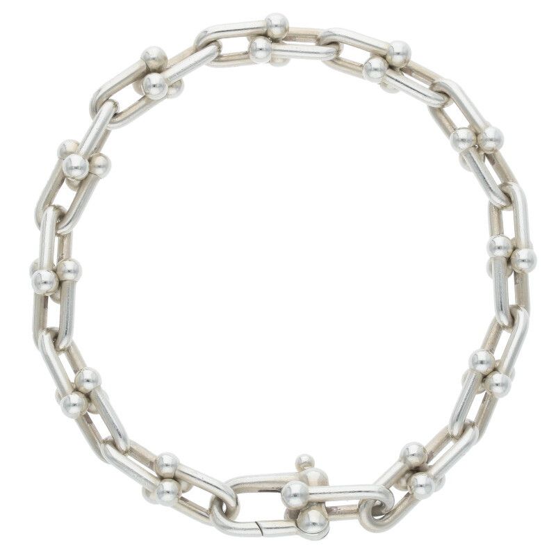 Tiffany & Co Hardwear Hardware Small Link Silver Bracelet Men's S