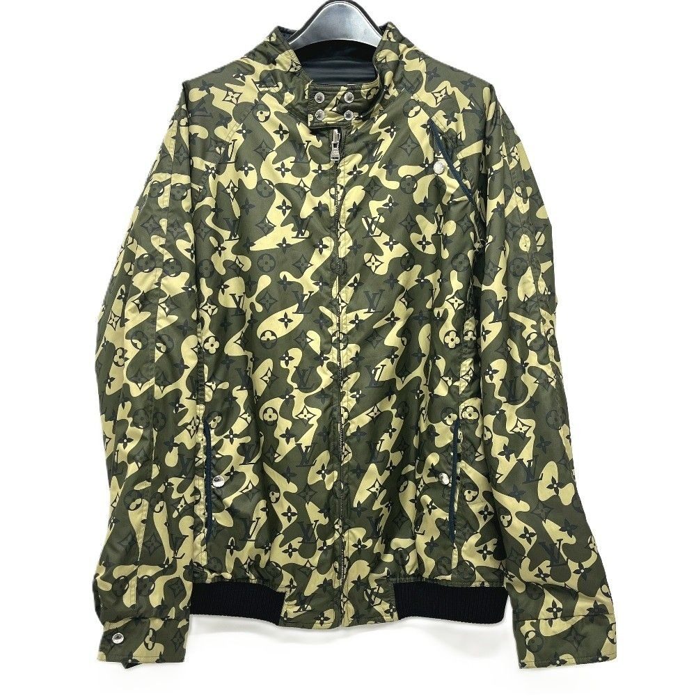 Louis Vuitton Jacket Monogram Camouflage Nylon Khaki