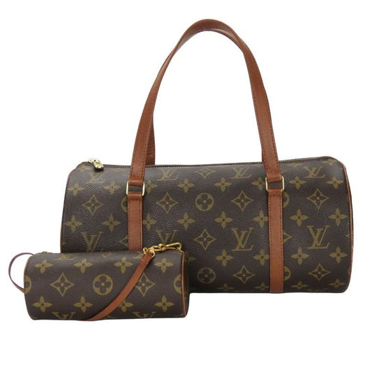 Louis Vuitton Handbag Papillon 30 Monogram Brown With Pouch