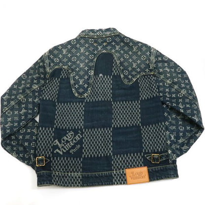 Louis Vuitton × NIGO Denim Jacket Hja10wuzc Giant Damier Waves Monogram #48