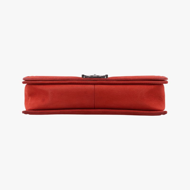 Chanel Boy Chanel Red Leather A67087 18660418