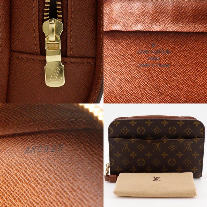 Louis Vuitton Orsay M51790 Monogram Canvas Brown Ar0929 Men's Second Bag