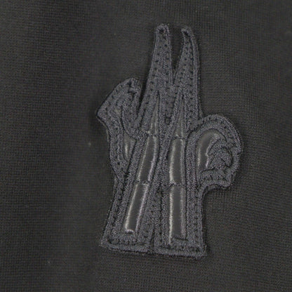 Moncler Grenoble Double Rider's Down Jacket with Logo Patch Black — view 6
