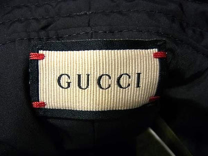Gucci GG Marmont 100% Polyester Bucket Hat Size M Ladies Men's Black Bj9871