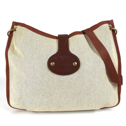 Hermes Shoulder Bag Rodeo Toile H Beige