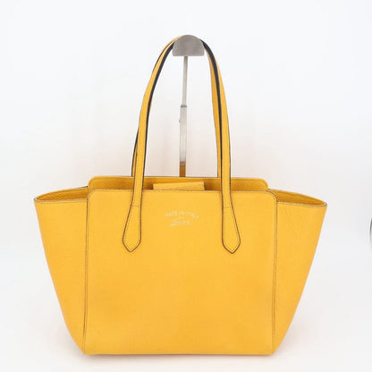 Gucci Swing Yellow Gold Hardware Leather 354397 Tote Shoulder Bag