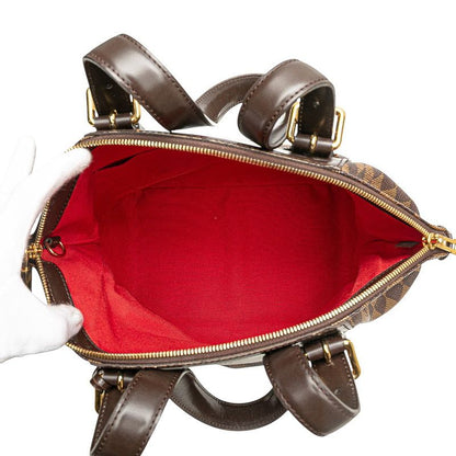 Louis Vuitton Damier Verona MM Handbag Shoulder Bag N41118 Brown PVC Leather