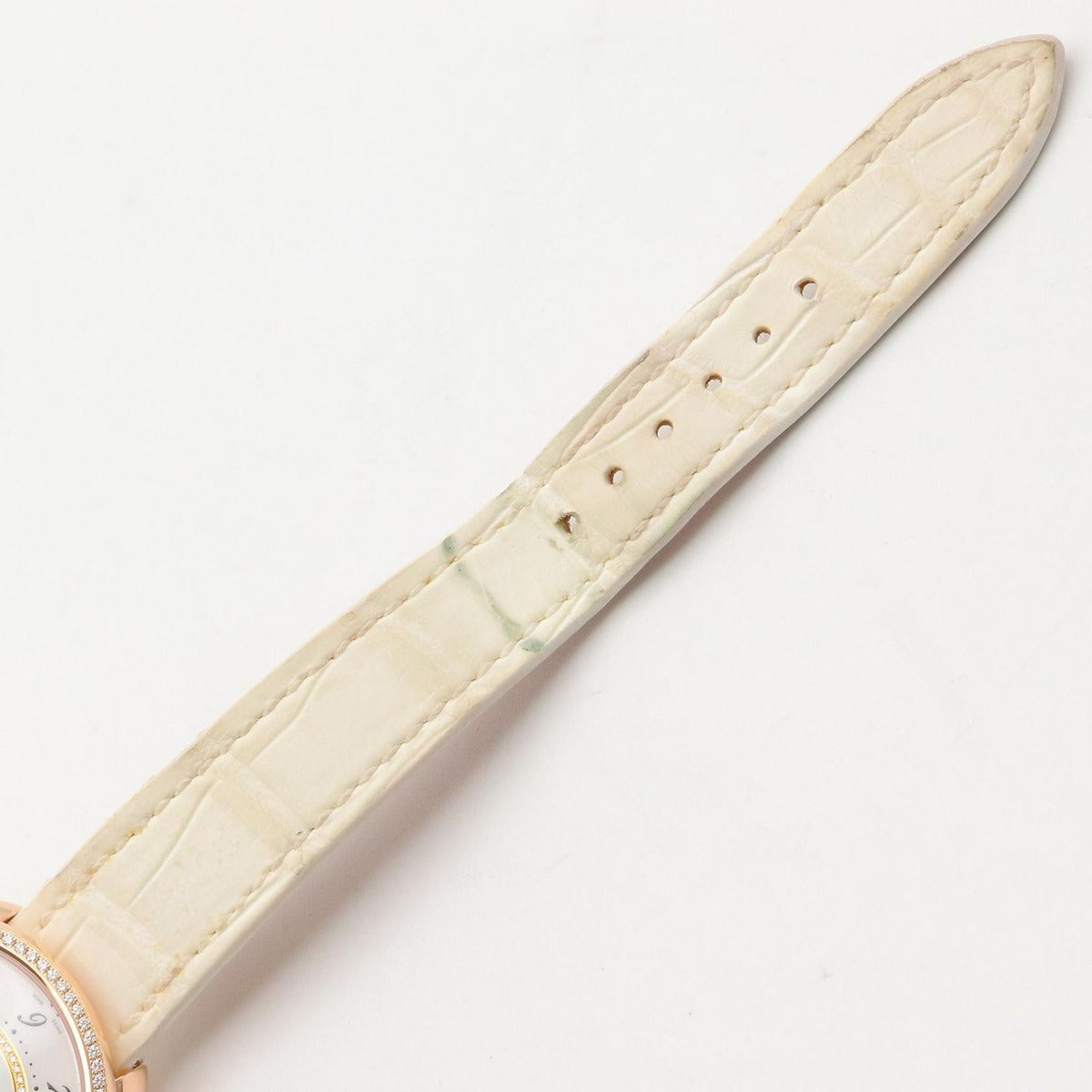 Hermes Watch Also White 18K Pink Gold Diamond — view 13