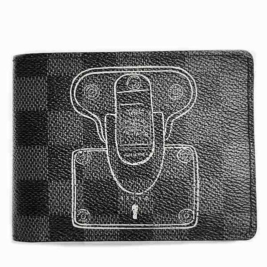 Louis Vuitton Damier Graphite Portefeuille Multiple N63183 Bifold Wallet For Men