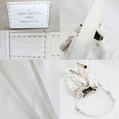 Louis Vuitton Noe PM LV Broderie--anglais-shoulder-bag M20740 White