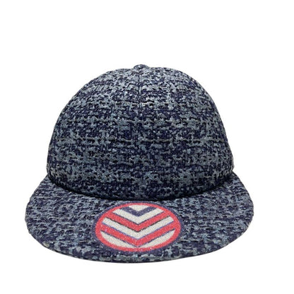 Chanel ⑤ 2016ss Airline Tweed Baseball Cap Men's Navy -