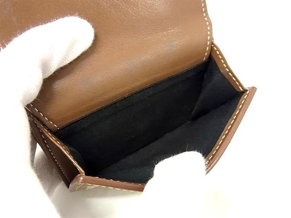 DIOR CD Diamond PVC Trifold Wallet Coin Purse Billfold Card Holder