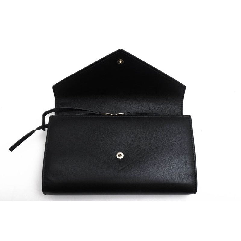 Balenciaga Long Wallet Men Leather Black Papier Za Money — view 5