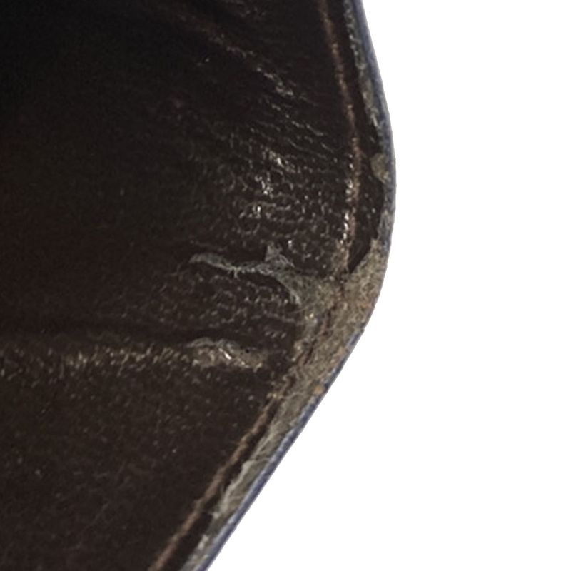 Fendi Trifold Wallet Zucca Pattern Canvas Leather Brown 01ka823