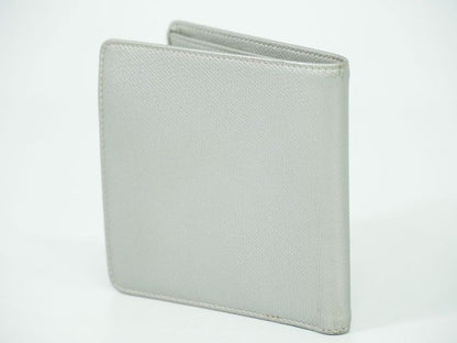 Authentic Chanel Coco Mark Coco Button Fold Wallet Compact Wallet Leather