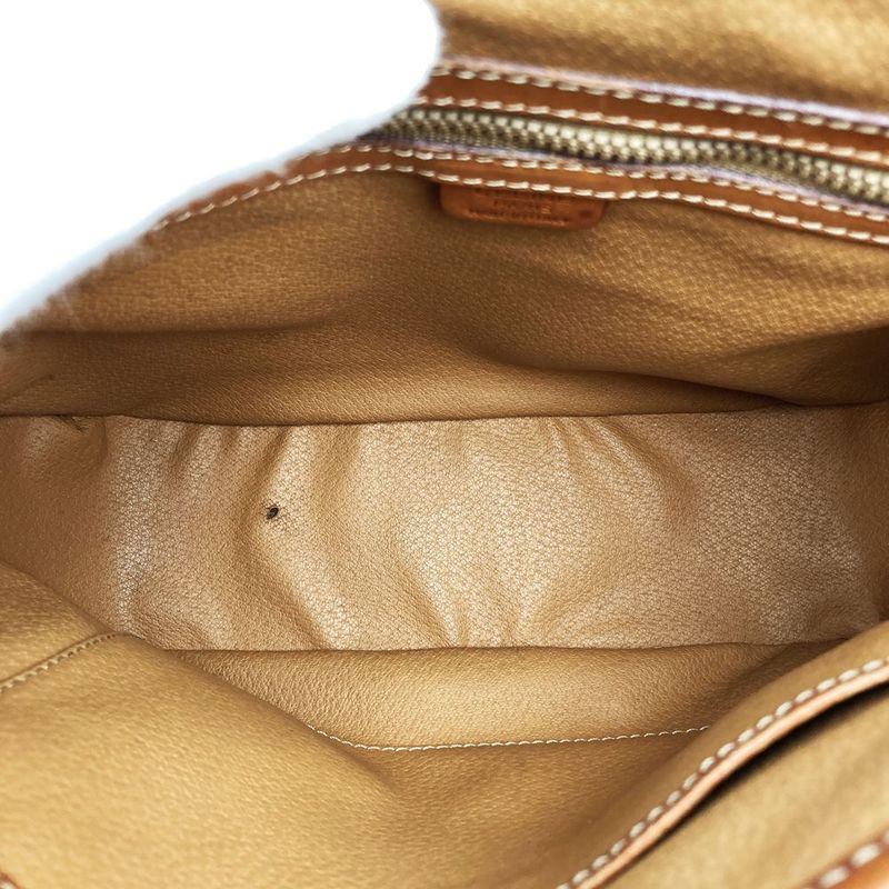 Celine M94 Handbag Macadam PVC Leather Brown With Charm Women Men Fashion