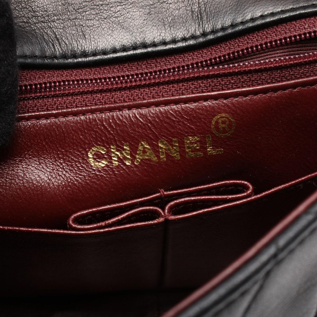 Chanel Shoulder Bag Mini Quilted 20 Black Lambskin — view 4