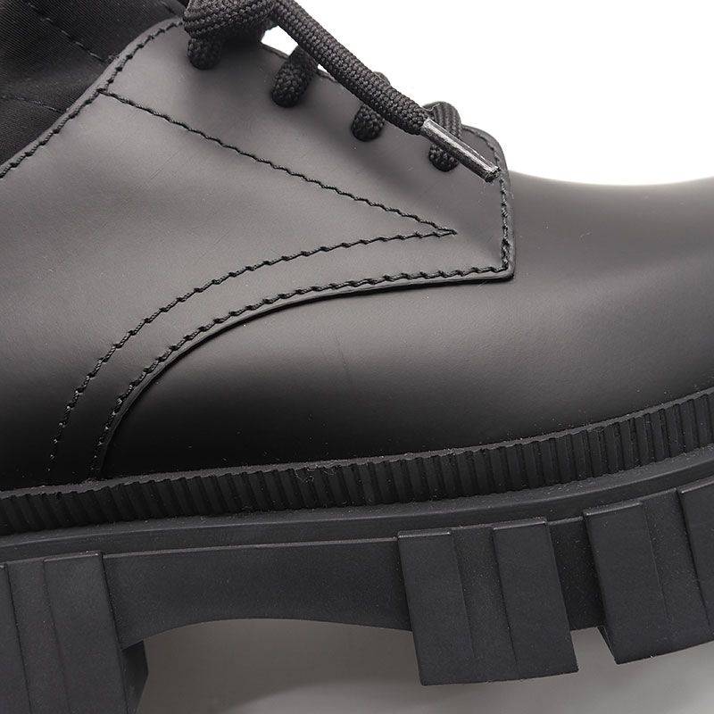 Fendi Force Lace-up Ankle Boots 7l1451 7 Black