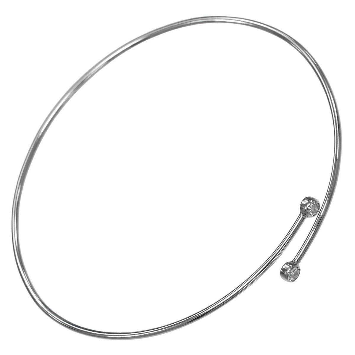 Tiffany & Co. Hoop Single Row Diamond
