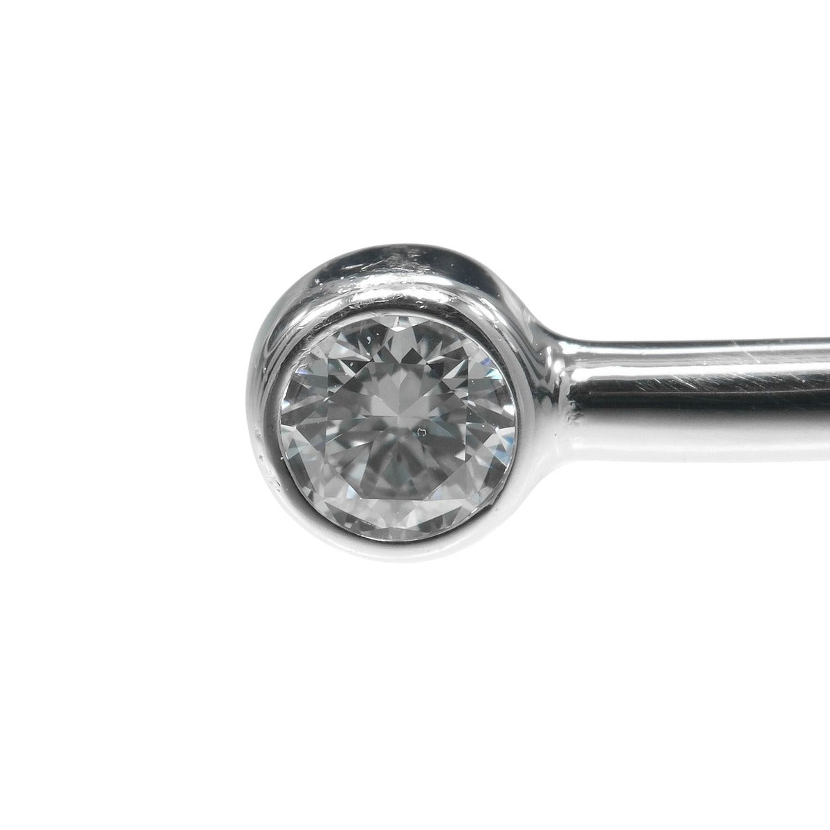 Tiffany & Co. Hoop Single Row Diamond — view 6