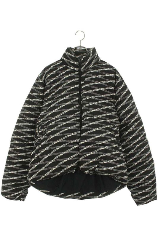 Balenciaga 556240 Tel21 Monogram C Shape Cotton Jacket Men 46