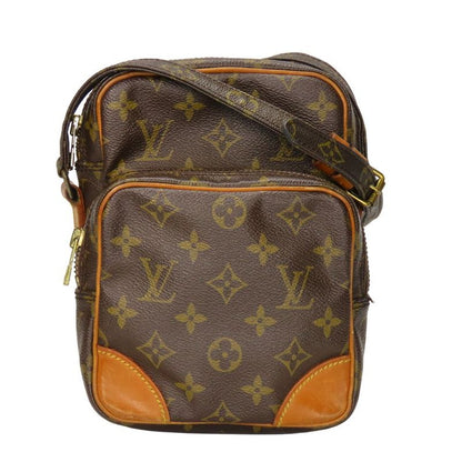 Louis Vuitton Shoulder Bag Amazon M45236 Monogram Nubuck Brown Crossbody Casual