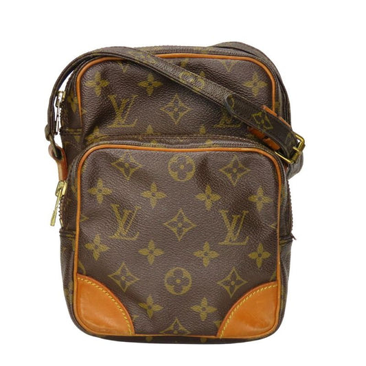 Louis Vuitton Shoulder Bag Amazon M45236 Monogram Nubuck Brown Crossbody Casual