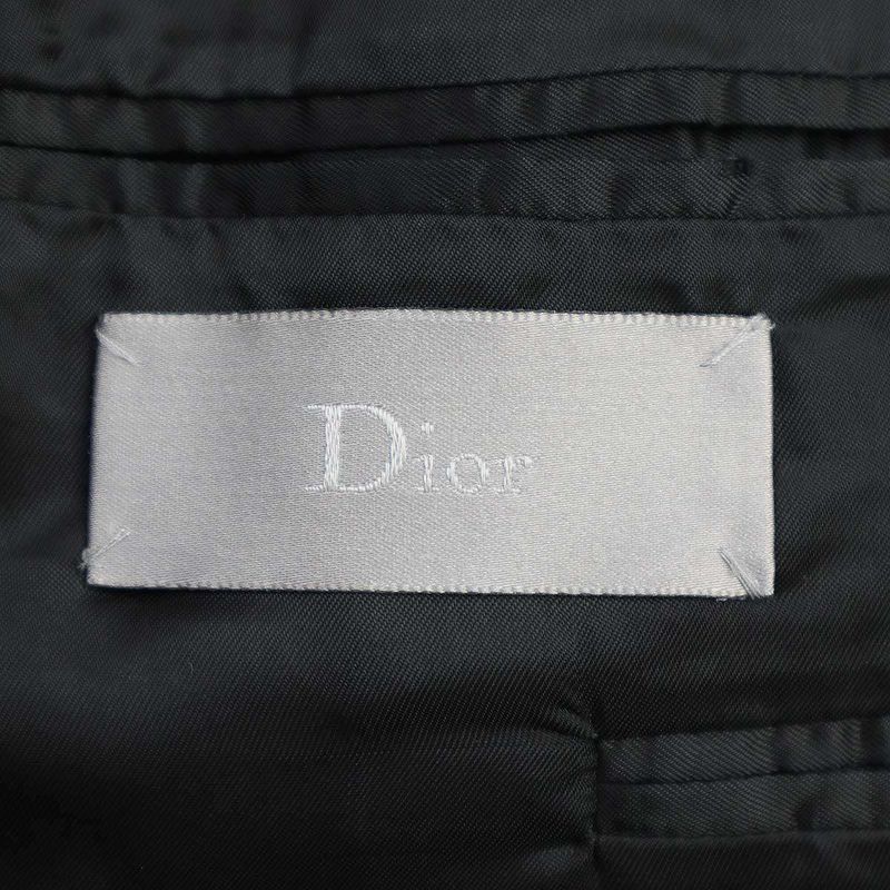 Dior Homme Dior Homme 2003aw Luster Wool Lamé Tailored Jacket 3hh1021077 Gray 50