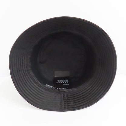 Prada Re-nylon Bucket Hat Black Studded Logo 2hc137 2D0S M Size Men's