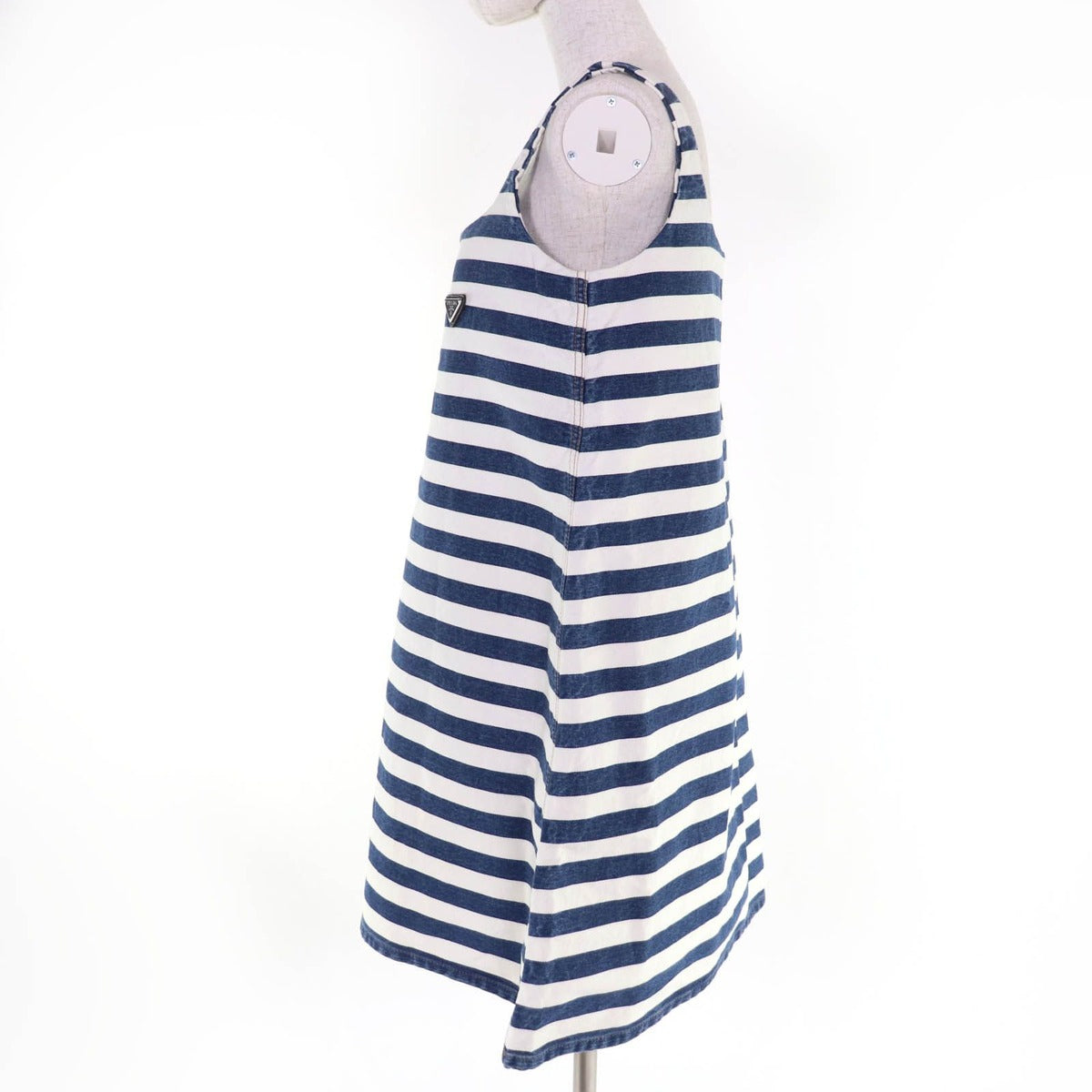 Prada Cotton Triangle Logo Organic Sleeveless — view 2