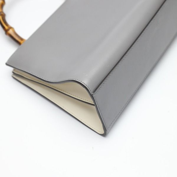 Gucci 459076 Handbag Bamboo Handbag Gucci Gray