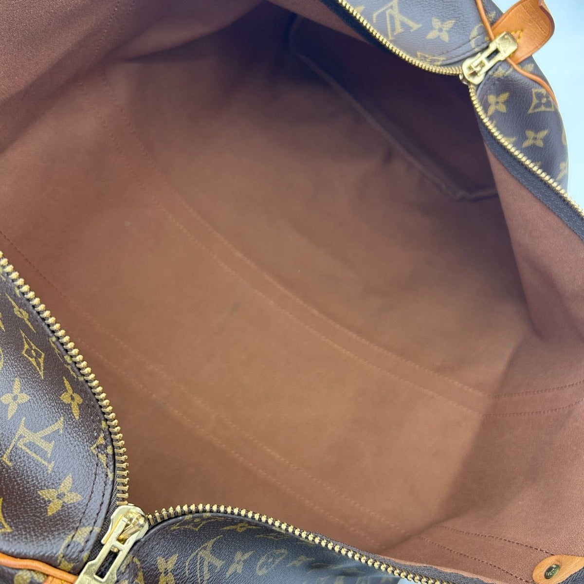 Louis Vuitton Keepall 55 Boston Bag Monogram Brown — view 14