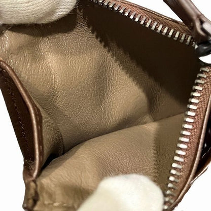 Bottega Veneta Intrecciato Dark Brown Trifold Wallet Unisex