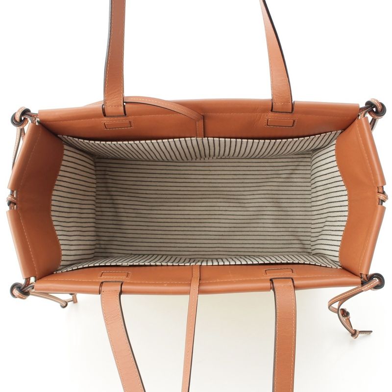 Loewe Cushion Tote Large Canvas Anagram Long Shoulder Tote Handbag 33002ab90