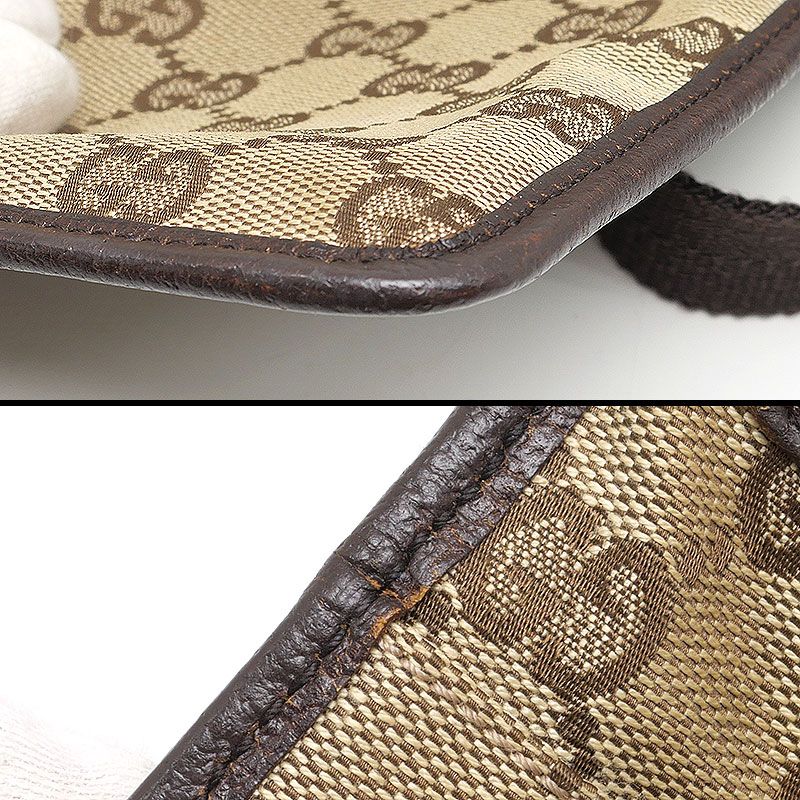 Gucci Shoulder Bag 27639 GG Canvas Beige Depth None