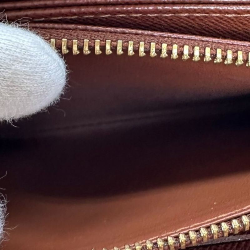 Louis Vuitton M60017 Monogram Zippy Wallet Round Zipper Long Wallet Louis