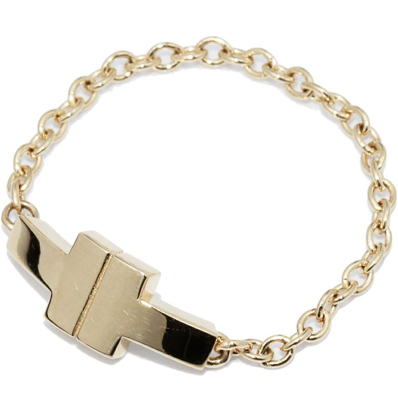 Tiffany & Co Ring 18K Yellow Gold TTWO Chain Ring