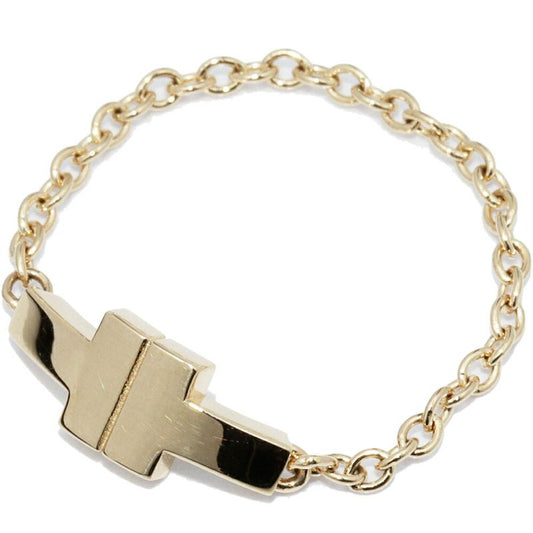 Tiffany & Co Ring 18K Yellow Gold TTWO Chain Ring