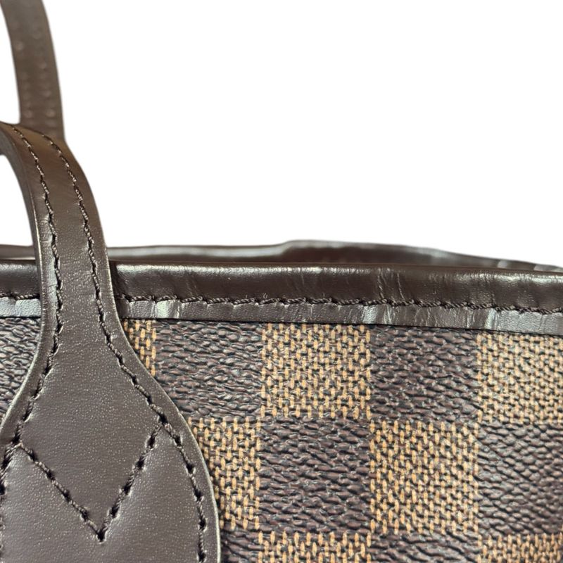 Louis Vuitton Neverfull MM Damier Tote Bag Damier Canvas N40599 Brown Ladies