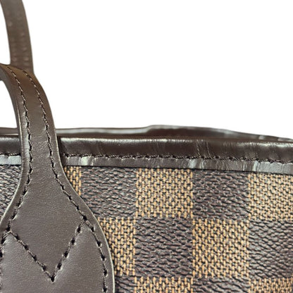 Louis Vuitton Neverfull MM Damier Tote Bag Damier Canvas N40599 Brown Ladies