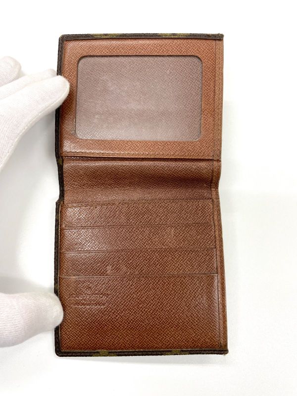 Louis Vuitton Monogram Porte Vier Carte Bleue Bi-fold Billfold Passcase Card