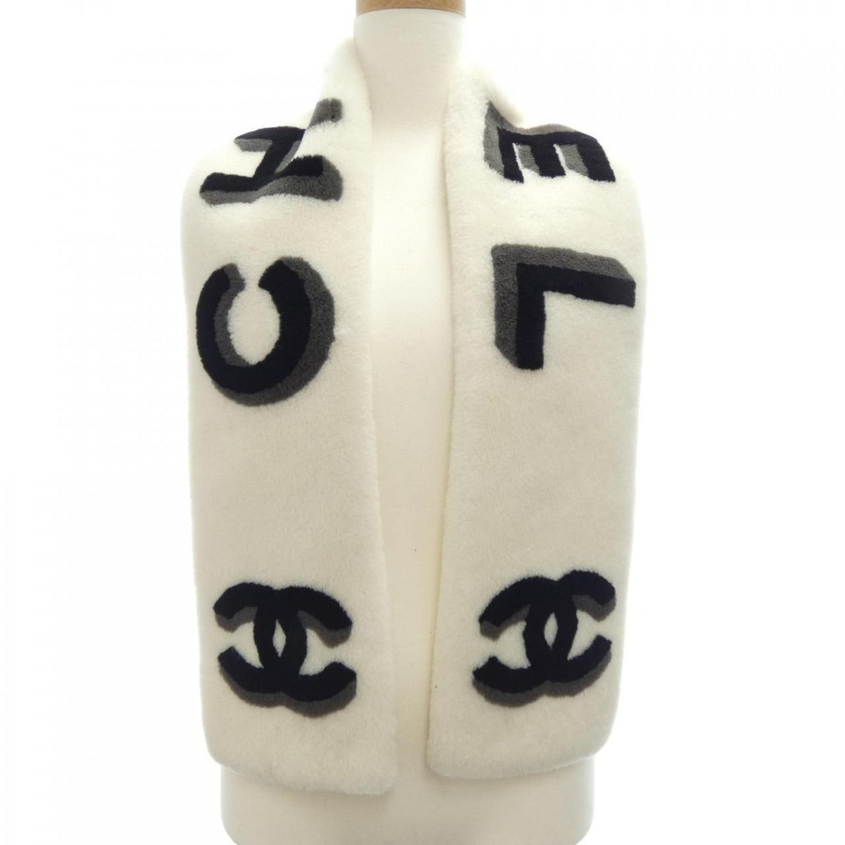 Chanel Shearling Scarf
