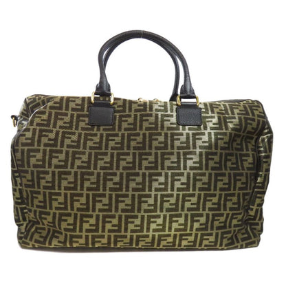 Fendi Zucca Pattern 2WAY Boston Bag PVC Ladies