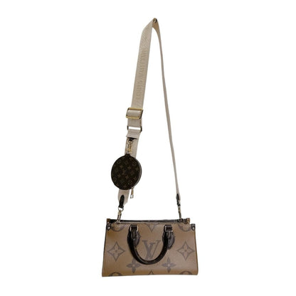 Louis Vuitton Monogram Tote On The Go East West Brown