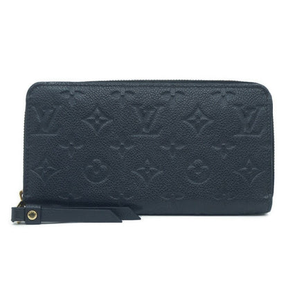 Louis Vuitton Zippy Long Wallet Black Noir Gold