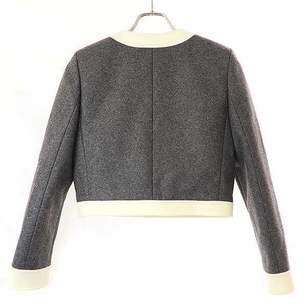 Celine 24aw Bromptpn Jacket&trapeze Mini Skirt Brompton Jacket Wool Trapeze