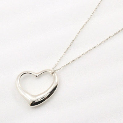 Tiffany & Co Open Heart Large Elsa Peretti 925 Silver Ladies 16.1g Necklace