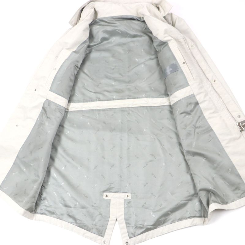 DIOR Homme 23AW 39c308a5834 Back Print Hooded Technical Cotton Double Zip Up