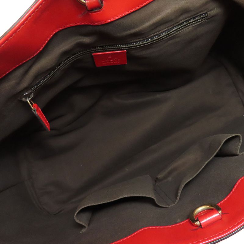 Gucci 353397 Diamante Tote Bag Leather Women