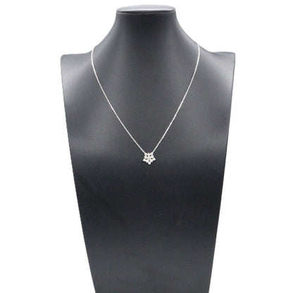 Van Cleef & Arpels Necklace Lotus Diamond Mini 38 42.5 cm 18k White Gold — view 6